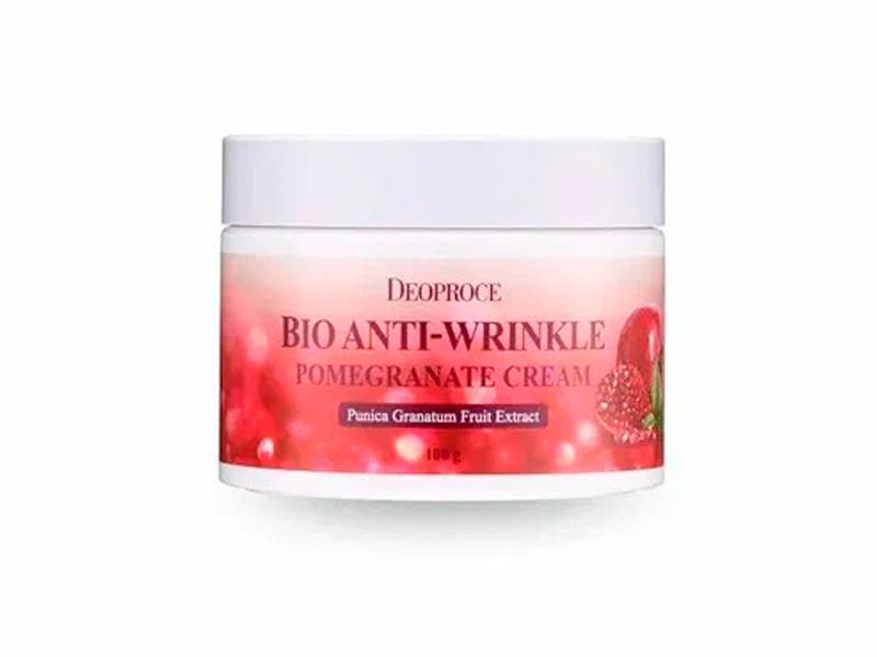 Антивозрастной крем для лица с экстрактом граната Deoproce Bio Anti-Wrinkle Pomegranate Cream (100гр)