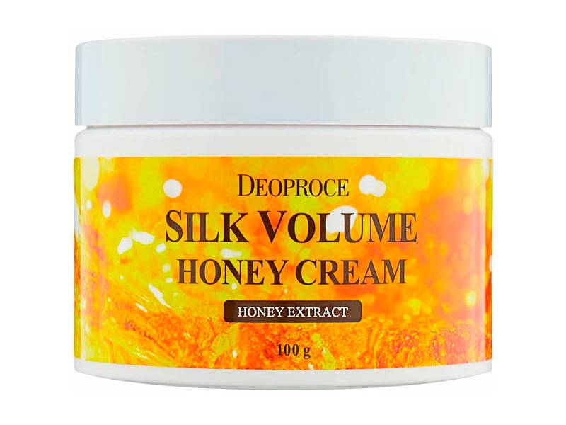 Увлажняющий крем для лица с мёдом DEOPROCE MOISTURE SILK VOLUME HONEY CREAM (100гр)