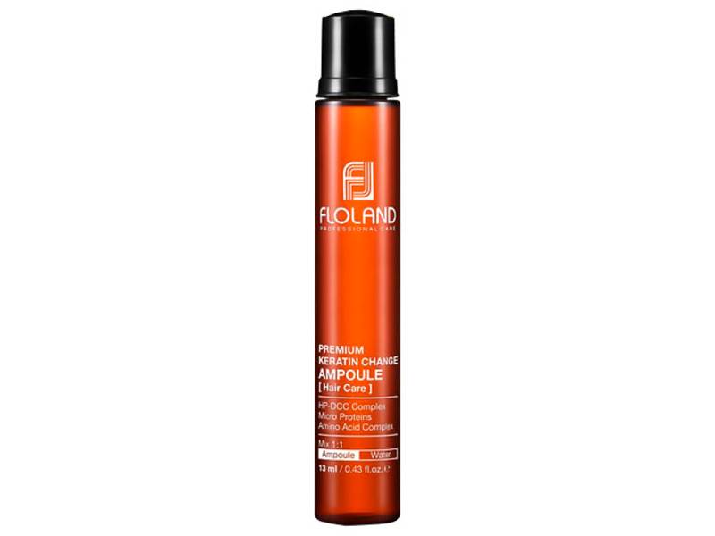 Филлер для восстановления волос с кератином Floland Premium Keratin Change Ampoule