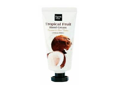 Крем для рук с кокосом и маслом ши FarmStay Tropical Fruit Hand Cream Coconut & Shea Butter