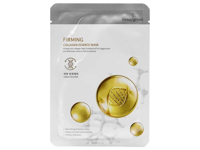 Тканевая маска для лица с коллагеном BeauuGreen Premium Firming Collagen Essence Mask