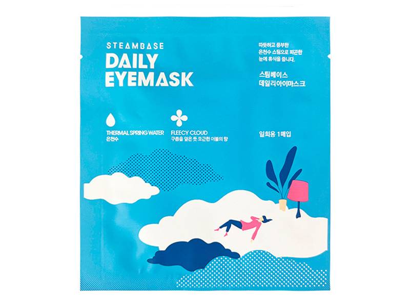 Паровая маска для глаз с ароматом жасмина Steambase Daily Eyemask Fleecy Cloud