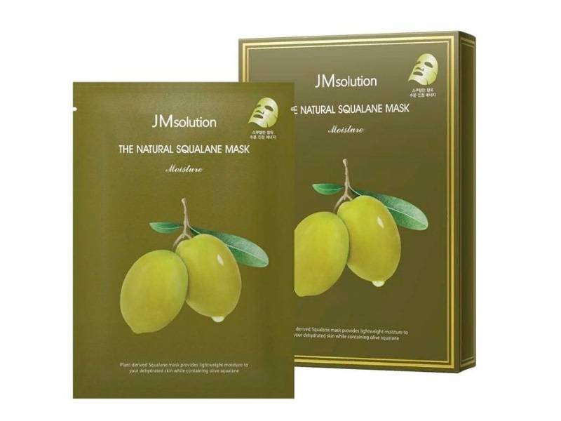 Лёгкая увлажняющая тканевая маска со скваланом JMsolution The Natural Squalane Mask Moisture