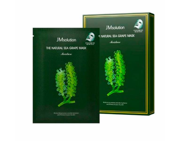 Увлажняющая тканевая маска с морским виноградом JMSolution The Natural Sea Grape Mask Moisture