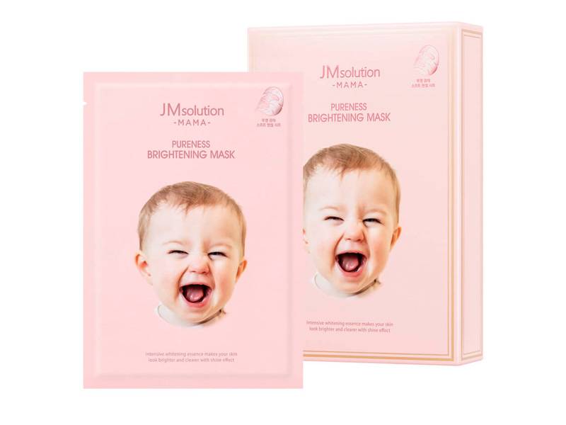 Гипоаллергенная тканевая маска для сияния кожи JMsolution Mama Pureness Brightening Mask