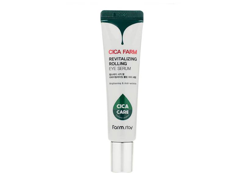 Восстанавливающая сыворотка для кожи вокруг глаз Farm Stay Cica Farm Revitalizing Rolling Eye Serum