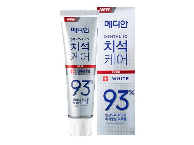 Отбеливающая зубная паста с цеолитом Median Dental IQ 93% White (120гр)
