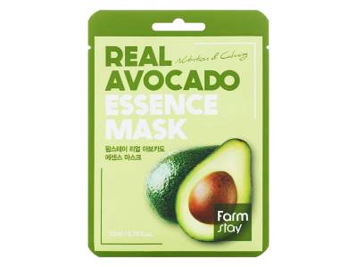 Тканевая маска для лица с экстрактом авокадо FarmStay Real Avocado Essence Mask